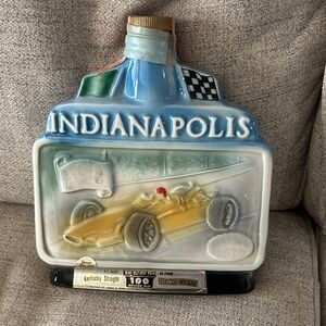 Vintage Jim Beam Indianapolis Motor Speedway 54th Indy 500 Race Decanter Bottle